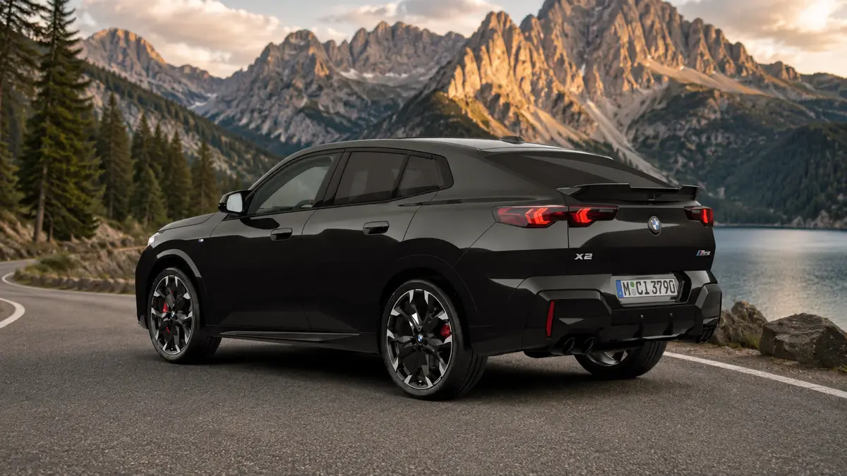 BMW X2 M35i SUV – na prenájom v Trnave - zozadu