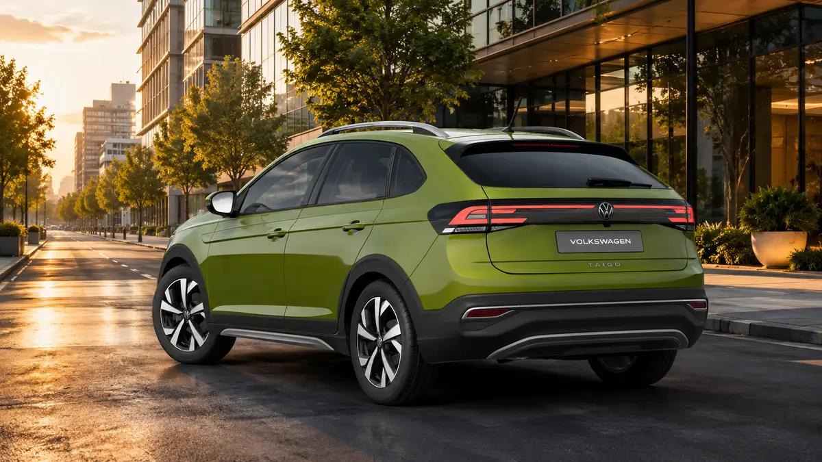 VW Taigo – en alquiler en Trnava - vista trasera