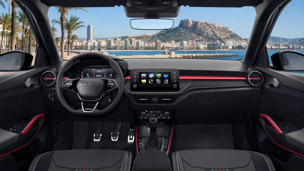 Škoda Fabia Monte Carlo – na prenájom v Alicante - interiér
