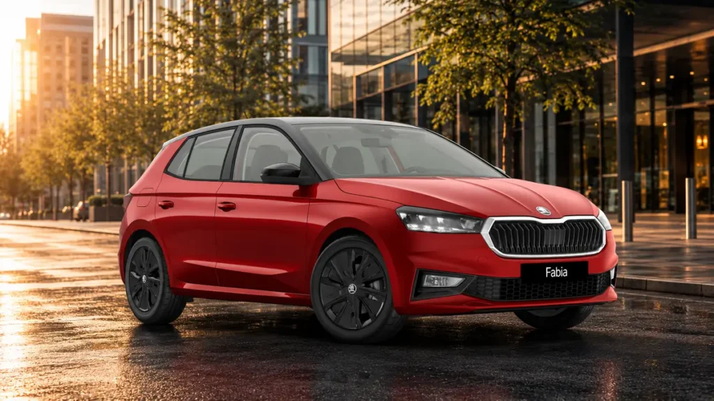 Škoda Fabia – na prenájom v Trnave - červená