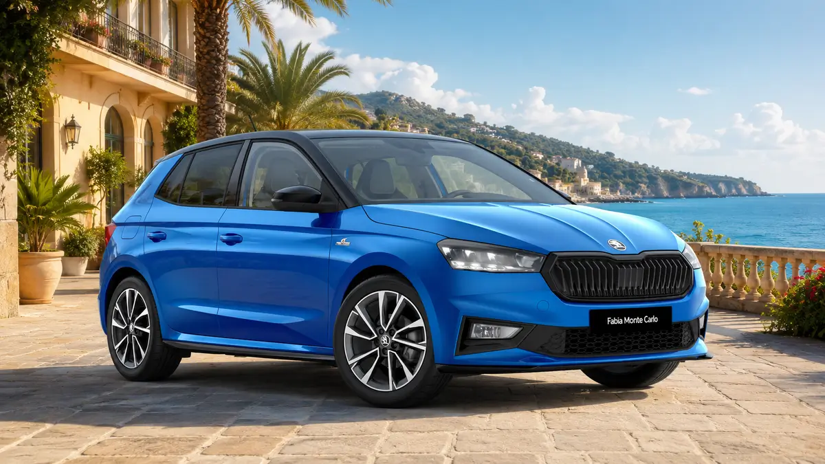 Škoda Fabia Monte Carlo – for rent in Trnava - blue