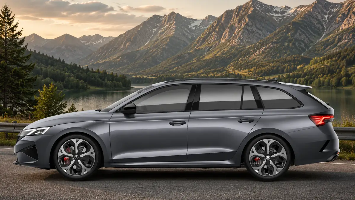 Škoda Octavia Combi RS – na prenájom v Trnave - z boku
