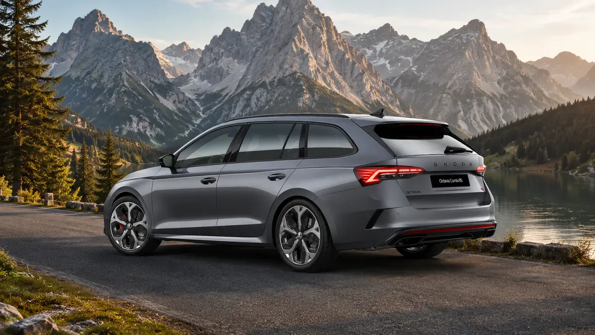 Škoda Octavia Combi RS – na prenájom v Trnave - zozadu