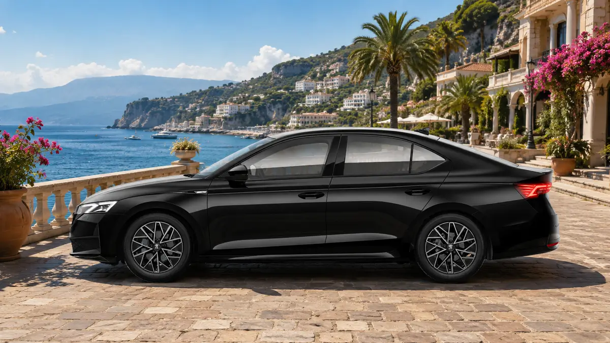 Skoda Octavia Sportline – en alquiler en Trnava - vista lateral