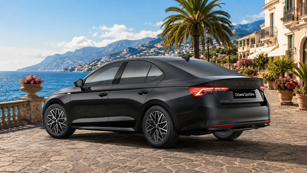 Skoda Octavia Sportline – en alquiler en Trnava - vista trasera